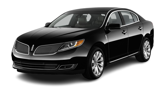 Sedan and Cadillac SUV